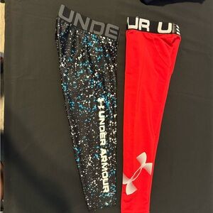 EUC: Boys 3/4 Leggings - size youth small - base layers